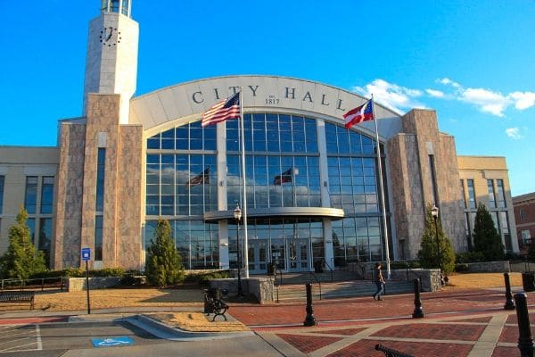 City hall in Gwinnett County, GA.