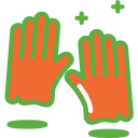 Work gloves icon